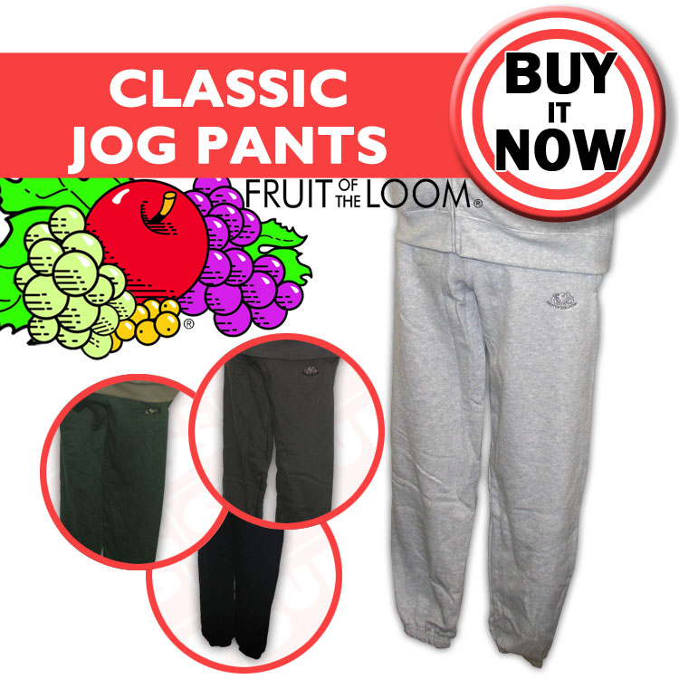 fruit of the loom premium joggers